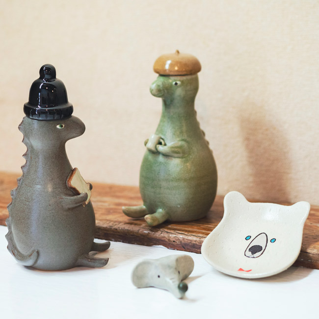 笑顔を運ぶ陶芸作品がいろいろ／SPACE NICO_日本のよりみち案内