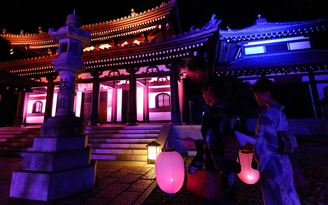 鎌倉の美しい文化と自然を感じる灯かり