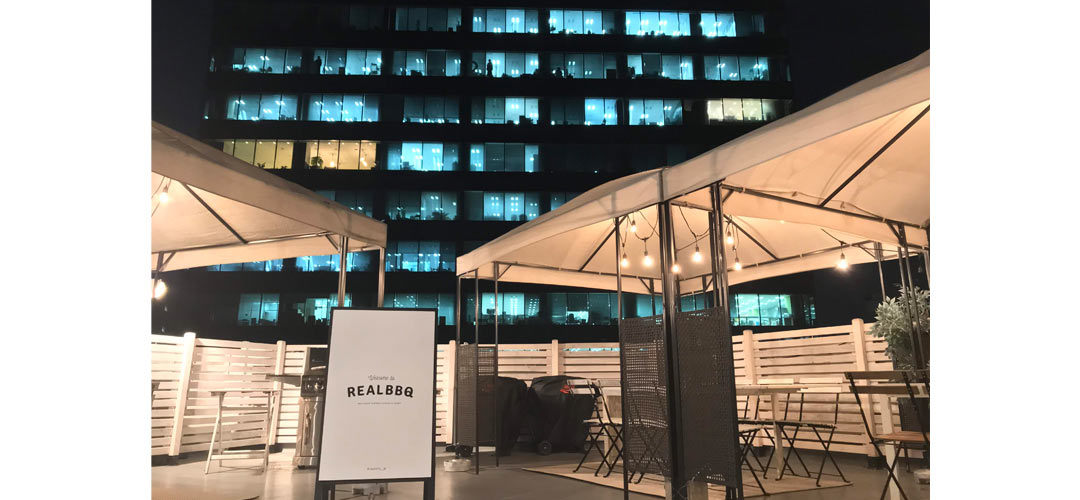 【東京都・渋谷（渋谷区）】渋谷のルーフトップにある「REALBBQ PARK渋谷COHSA」で、夜景に囲まれながら都会派BBQを満喫