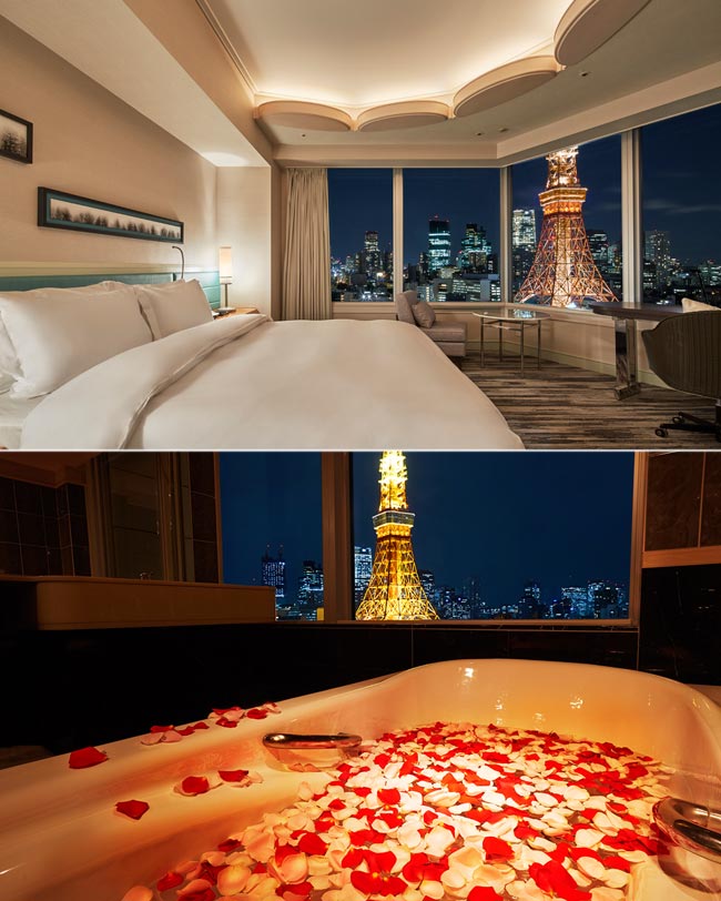 ホテル「ザ・プリンス パークタワー東京」でプロポーズ