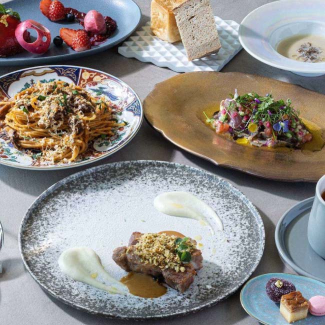 RISTORANTE E'volta il cielo（エボルタ イル チェーロ）／三井ガーデンホテル銀座プレミア ／日本の「粋」がコンセプト