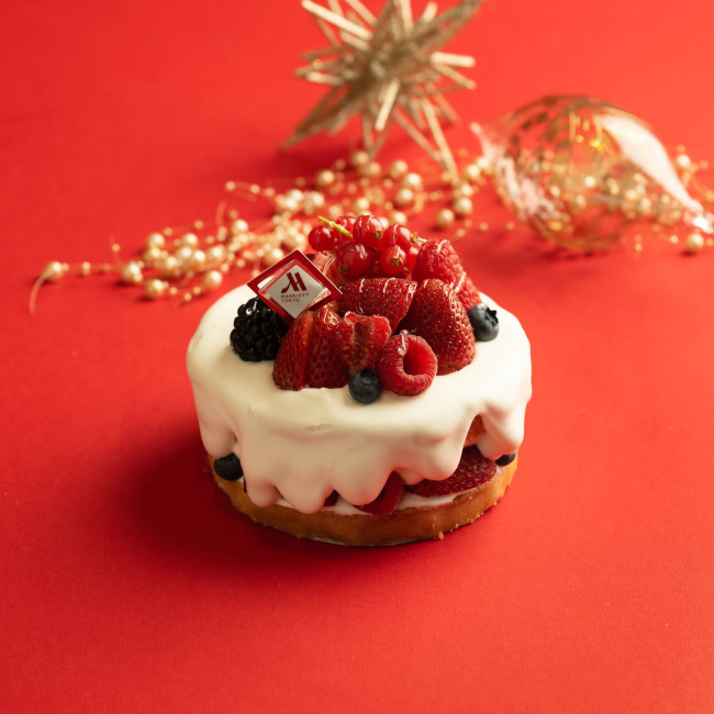 東京マリオットホテルのクリスマスケーキ「Marriott Christmas Shortcake」