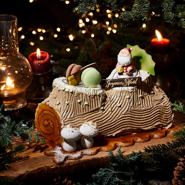 帝国ホテル 東京のクリスマスケーキ「ブッシュ ド ノエル」