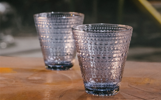 リサイクルガラス100％！北欧デザイン「イッタラ」の美しいペアグラス