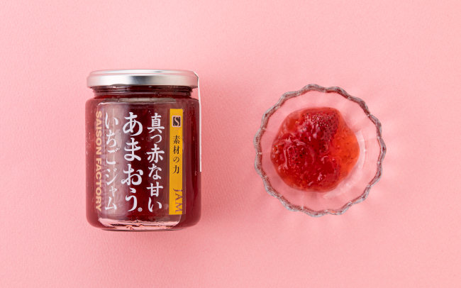 セゾンファクトリー「謹製ジャム 真っ赤な甘いあまおういちご」／東武百貨店 池袋本店
