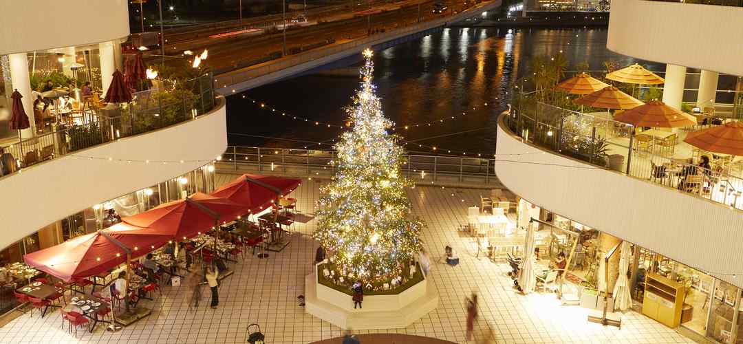 横浜ベイクォーター「クリスマスライトガーデン」