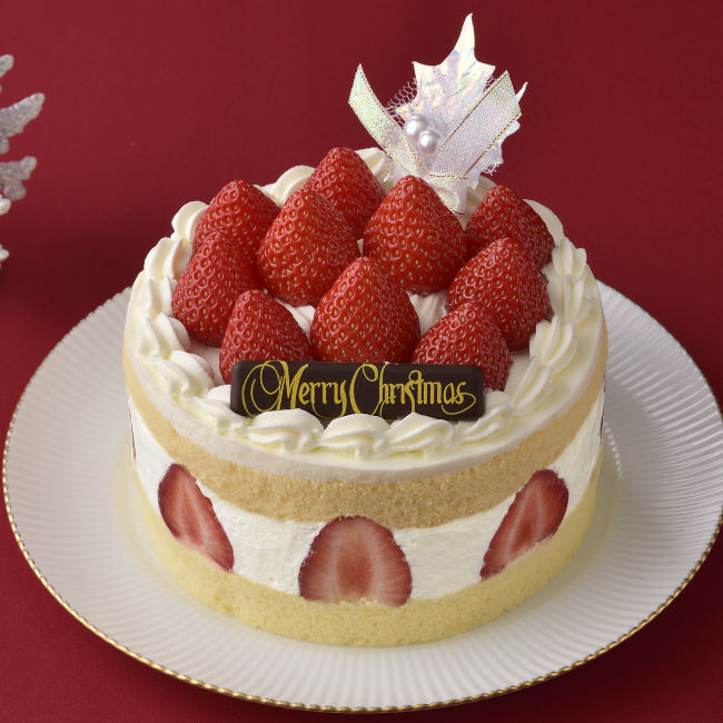 銀座コージーコーナーのクリスマスケーキ「たっぷり苺のデラックスクリスマス」