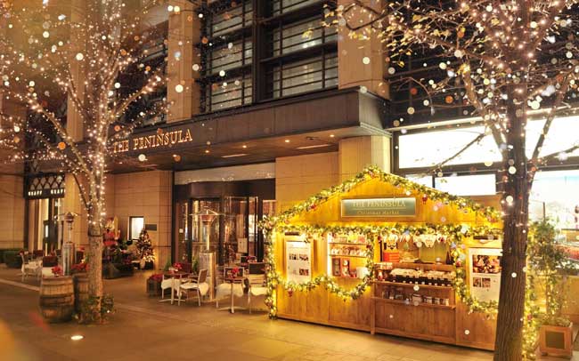 ザ・ペニンシュラ東京　仲通りカフェ クリスマスマーケット “Christmas Around the World”
