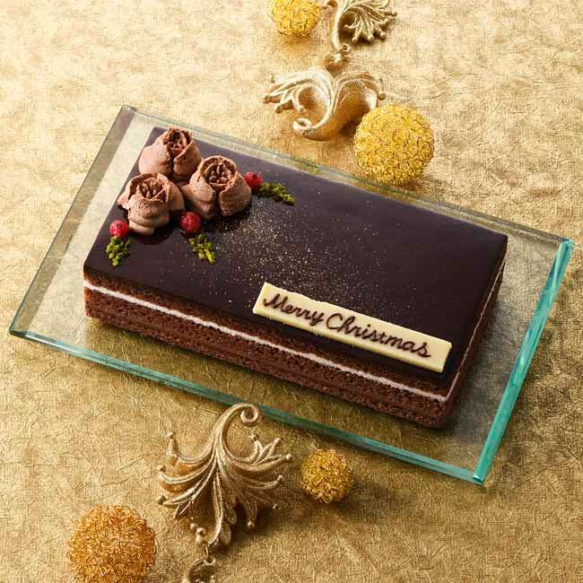 フランス産のクーベルチュールを使用した濃厚な「ばらのヴィーガンスペシャルクリスマスケーキ」8576円