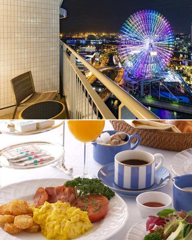 海風薫るバルコニーで横浜夜景を望むステイを「横浜ベイホテル東急」