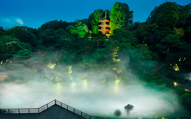 ホテル椿山荘東京に神秘的な“雲海”が出現