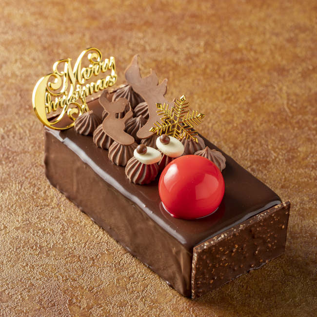 キンプトン新宿東京のチョコレートクリスマスケーキ「ルドルフ」