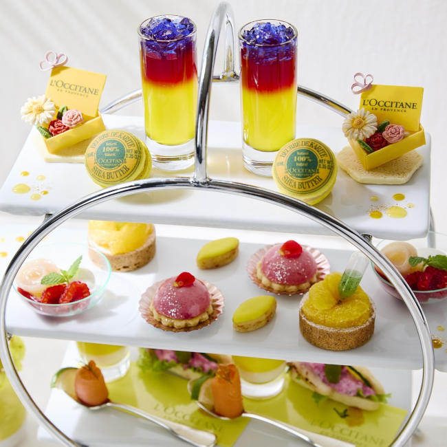 ロイヤルパークホテル「L’OCCITANE×ロイヤルパークホテル アフタヌーンティー」