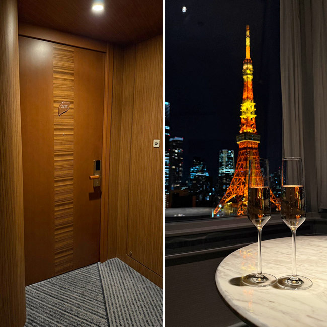 「ザ・プリンス パークタワー東京」のパノラミックコーナーキングルームNo.17