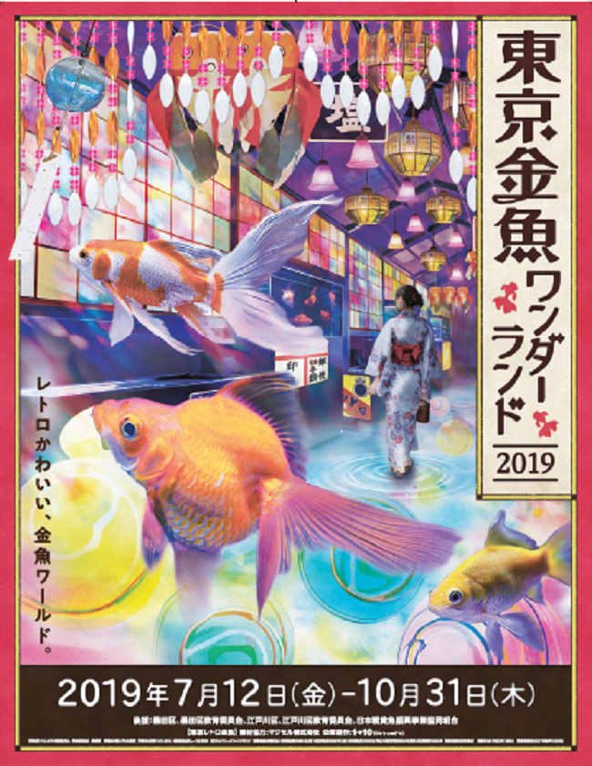 東京金魚ワンダーランド2019 ポスター