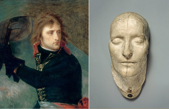 ルーヴル美術館展　肖像芸術　アルコレ橋のボナパルト《ナポレオン1世のデスマスク》