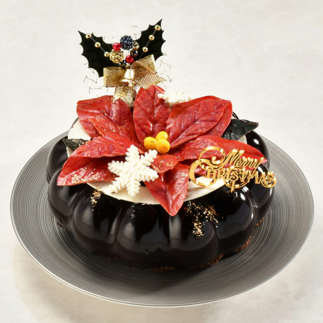 ロイヤルパークホテルのクリスマスケーキ「Poinsettia」
