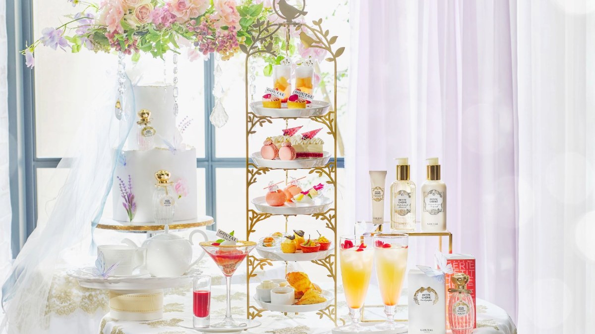 ストリングスホテル 名古屋「プチシェリー‛ピーチ&ローズ’アフタヌーンティー」