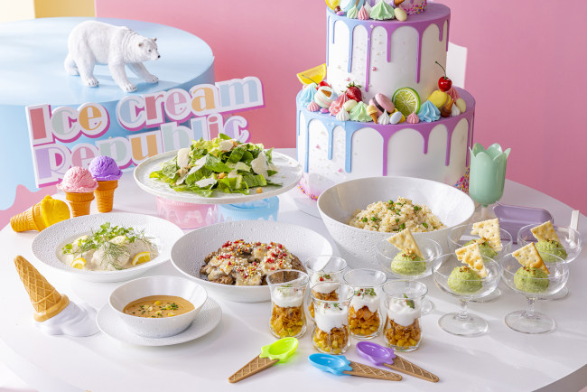 ヒルトン東京　スイーツビュッフェ「アイスクリーム・リパブリック」