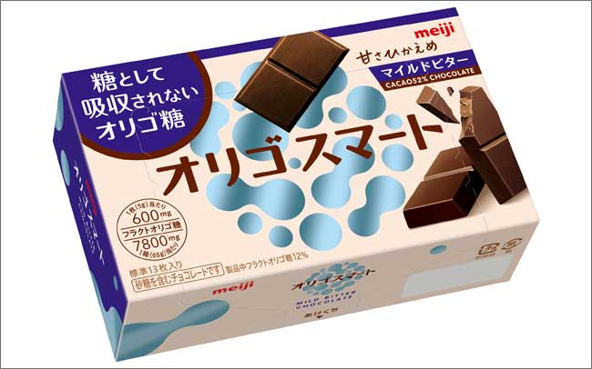 カカオが華やかに香る「オリゴスマートマイルドビターチョコレート」