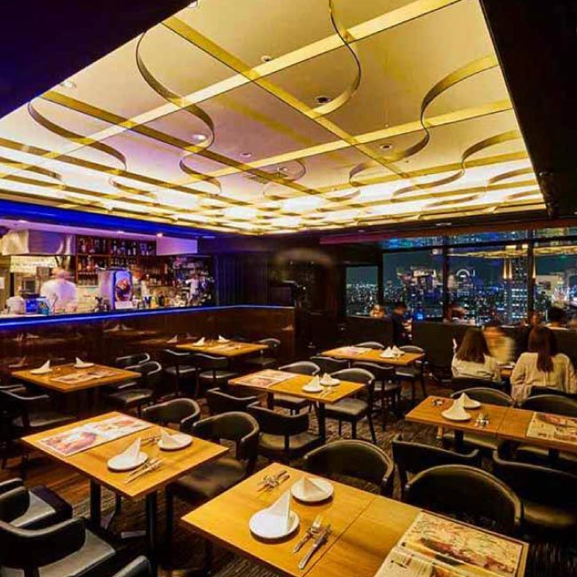 シーフード トラットリア S dining （エスダイニング）／大阪の絶景とともにシーフードを堪能