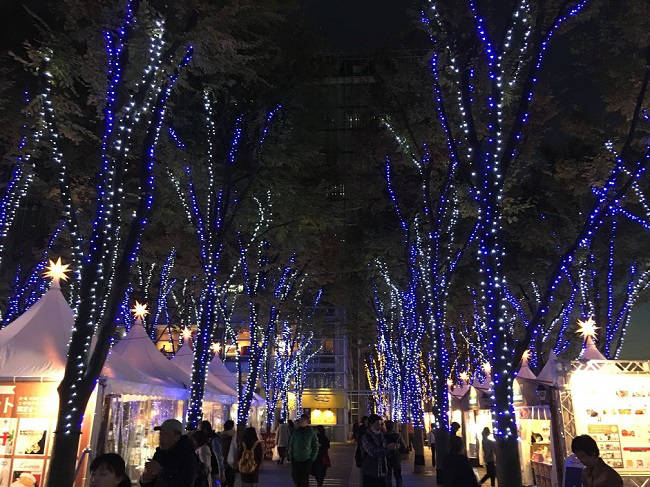 東京クリスマスマーケット2018　夜