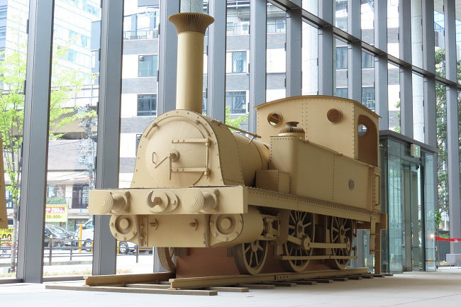 天空ノ鉄道物語＠森アーツセンターギャラリー　巨大一号蒸気機関車