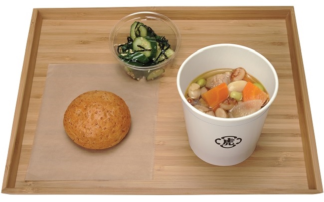 期間限定で「TORAYA AOYAMA」をオープン　豆と根菜のスープセット
