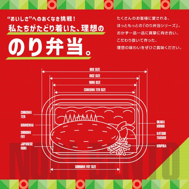 5月15日で17周年を迎える、ほっともっとの人気メニュー「のり弁当」のこだわりを公開中