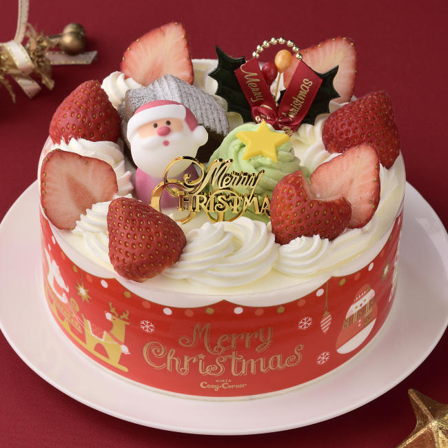 銀座コージーコーナーのクリスマスケーキ「ショートデコレーション」