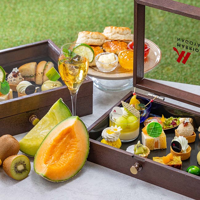 名古屋マリオットアソシアホテルの夏アフタヌーンティー「アフタヌーンティー ジュエリーコレクション~Humming Early Summer~」