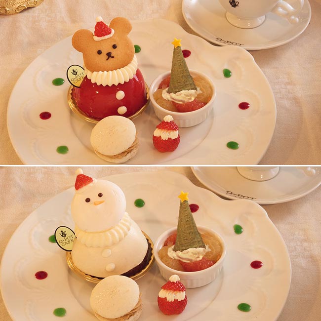 Q-pot CAFE.「Sweet Christmas Afternoon Tea Set」