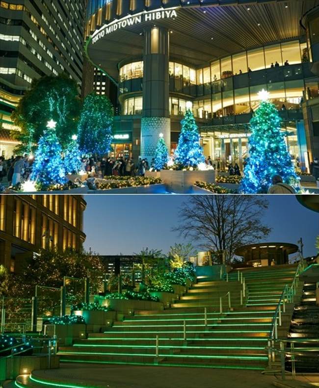 東京ミッドタウン日比谷,イルミネーション,クリスマス,HIBIYA Magic Time Illumination 2022