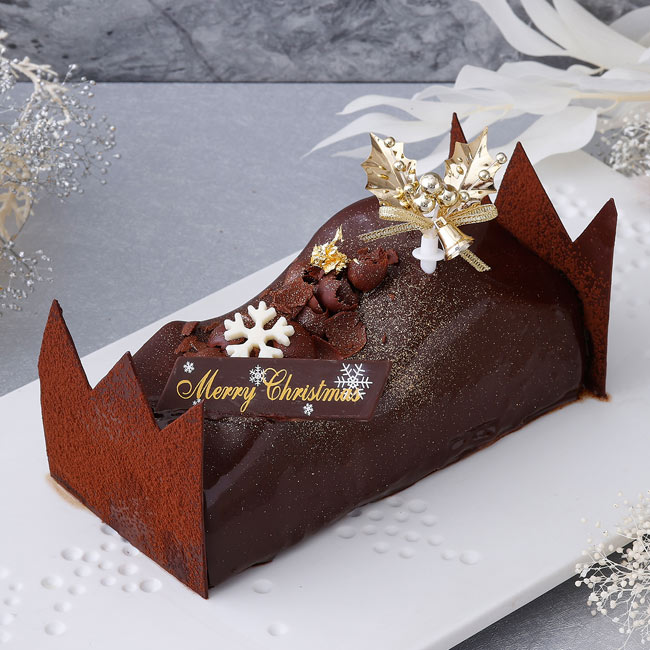 ホテル インターコンチネンタル 東京ベイのクリスマスケーキ2023「ブッシュ・ド・ショコラ」