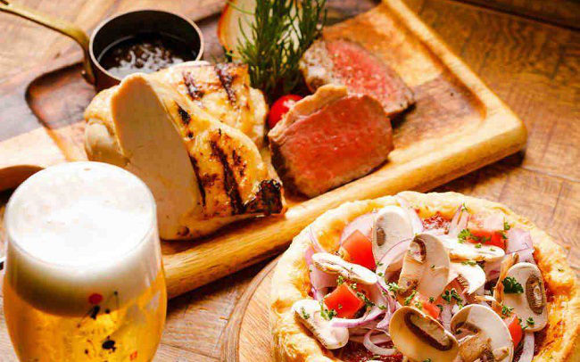 THE GRILL REPUBLIC CHICAGO PIZZA & BEER　料理　