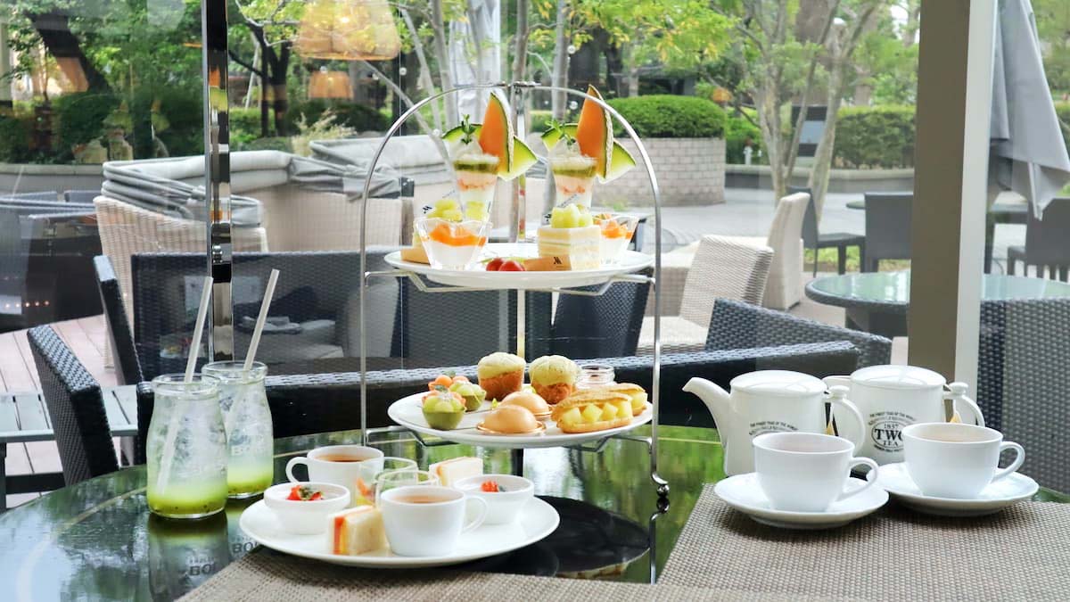 東京マリオットホテル「Melty Melon Afternoon Tea」