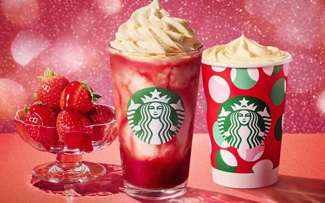 クリスマスまでの限定ドリンク！スタバ新作