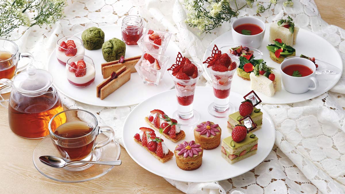 東京マリオットホテル アフタヌーンティー「Vegan Afternoon Tea -Spring-」