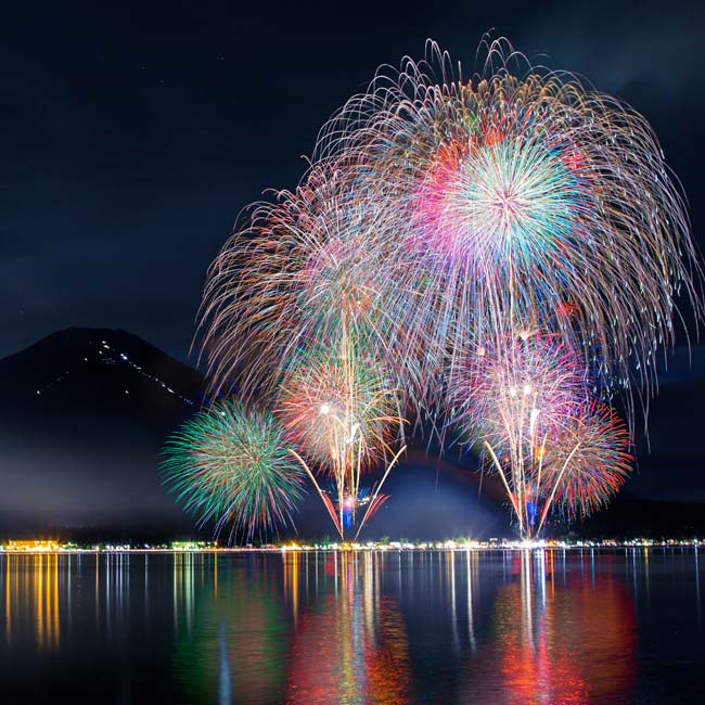 第90回記念　山中湖「報湖祭」花火大会