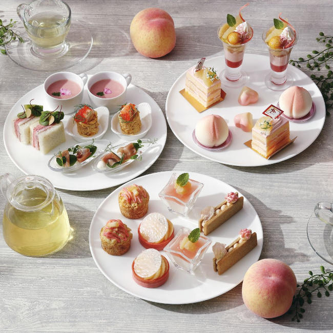 東京マリオットホテル「Peachy PEACH Afternoon Tea」