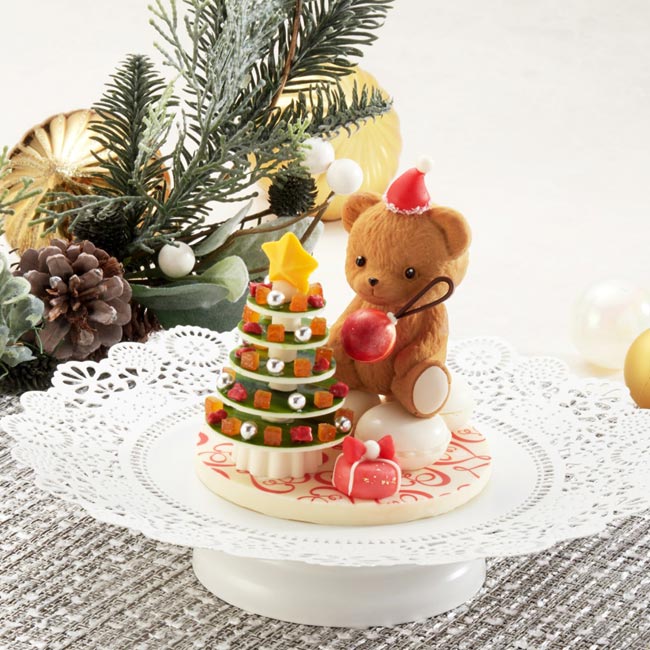 ロイヤルパークホテルのクリスマスケーキ「Christmas Chocolate Merry Bear」