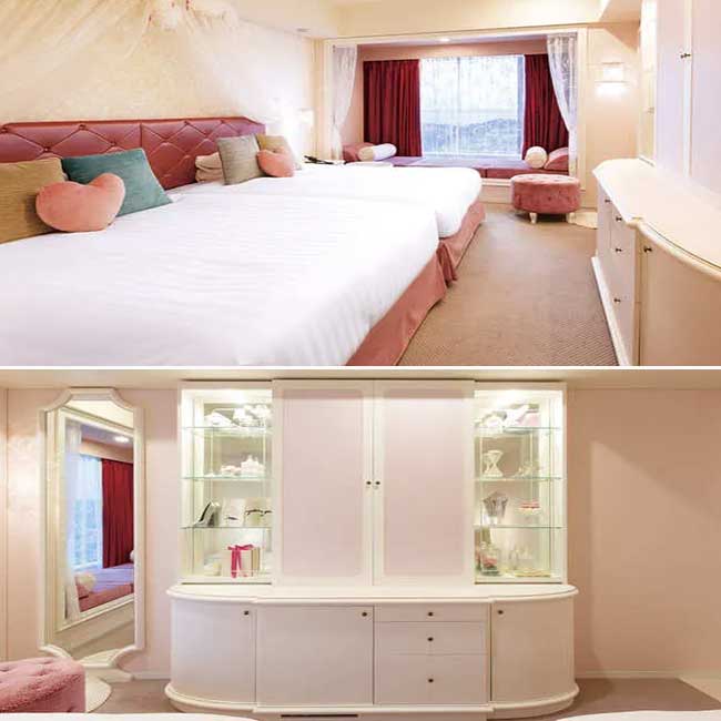 東京ベイ東急ホテルのコンセプトルーム「プリンセスルーム」