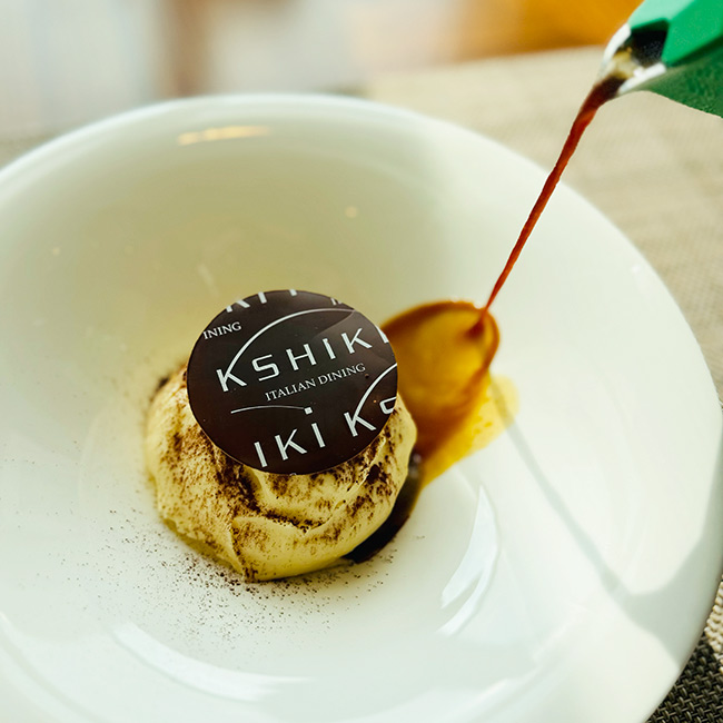 マンダリン オリエンタル 東京　イタリアンダイニング「ケシキ」のイタリアンランチ　ケシキ オリジナル ティラミス