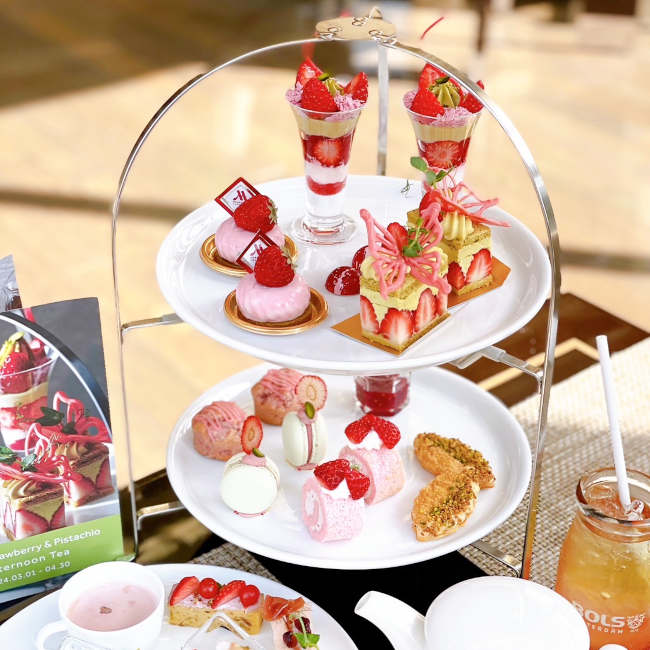 東京マリオットホテル「Strawberry & Pistachio Afternoon Tea」