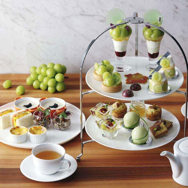 Lounge ＆ Dining G「Shiny SHINE MUSCAT Afternoon Tea」