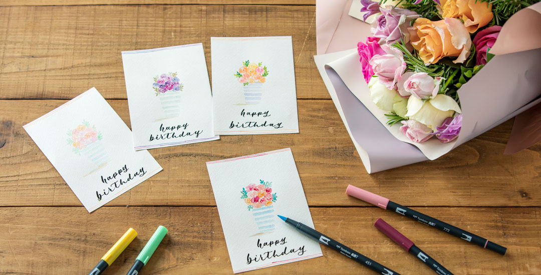 【オンラインイベント】大切な人の誕生日に贈ろう。花束選びと手描きカード作りレッスン