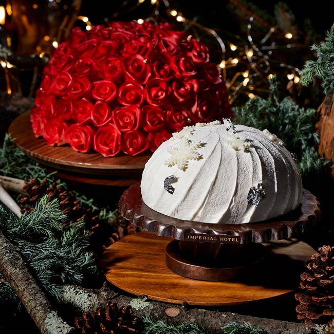 帝国ホテル 東京のクリスマスケーキ「The Lobby Rose」