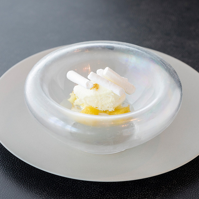 THE MOONのフレンチランチ　マスクメロンのヴァシュラン
