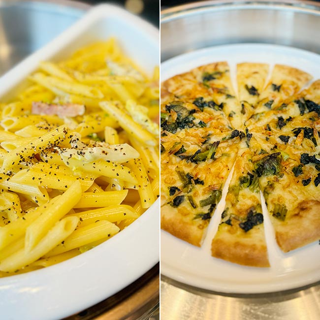 ヴィラフォンテーヌ グランド 東京有明　ディナービュッフェ「春色食彩フェア」　パスタ、ピザ