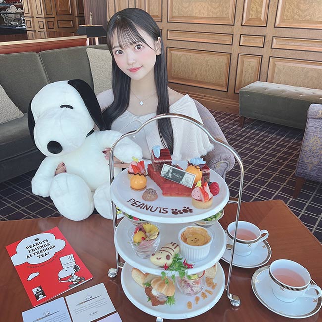帝国ホテル 東京「PEANUTS Friends’Afternoon Tea」1段目